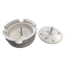 FND VIRSAPMETUMA MONTĀŽAS KĀRBA Ø78X35MM PORCELĀNS BALTS
